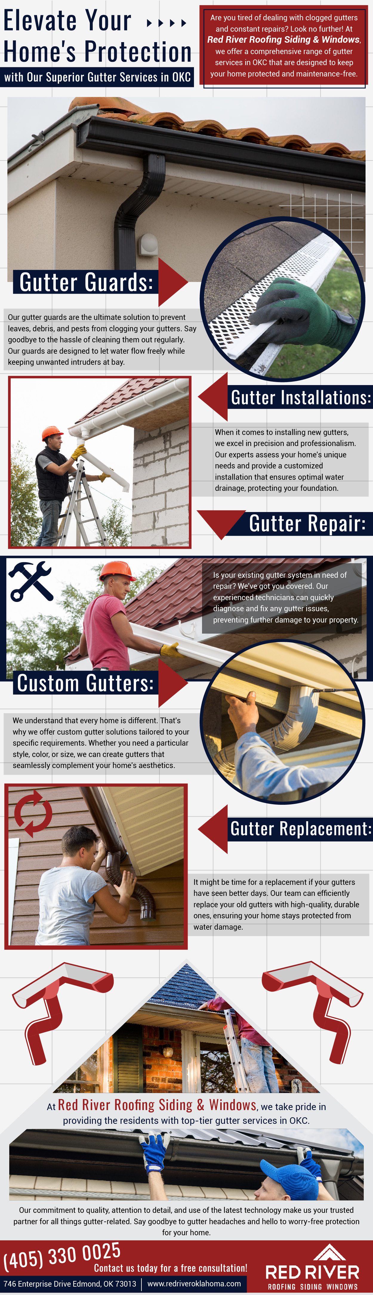 Gutter Services in OKC from Re River Roofing, Siding & Window