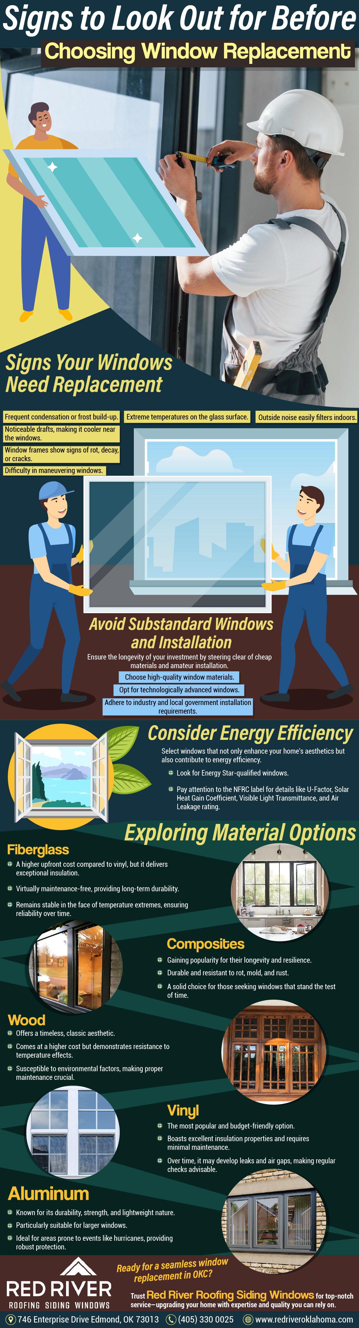 Window Replacement infographic